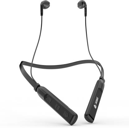 Aroma NB119D Dream 60 Hours Playing Time Fast Charging Bluetooth Neckband Earphone Bluetooth Headset  (Black, Silver, In the Ear)