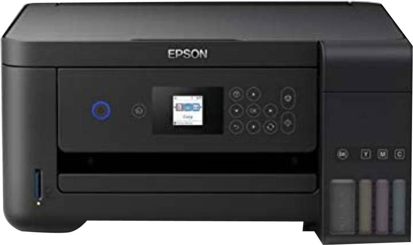 Epson L4260 Multi-function WiFi Color Inkjet Printer (Color Page Cost: 12 Paise | Black Page Cost: 20 Paise)  (Black, Ink Tank, 4 Ink Bottles Included)