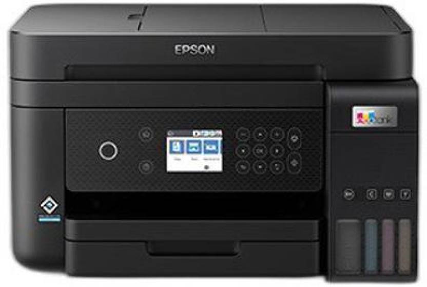 Epson L6270 Multi-function WiFi Color Inkjet Printer (Color Page Cost: 12 Paise | Black Page Cost: 20 Paise)  (Black, Ink Tank, 4 Ink Bottles Included)