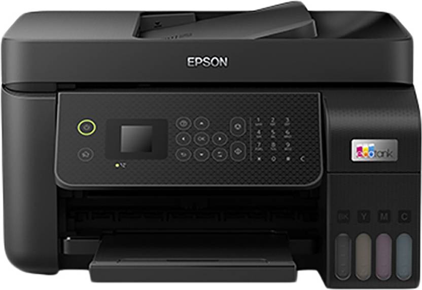 Epson L5290 Multi-function WiFi Color Inkjet Printer (Color Page Cost: 18 Paise | Black Page Cost: 7 Paise | Borderless Printing)  (Black, Ink Bottle, 4 Ink Bottles Included)