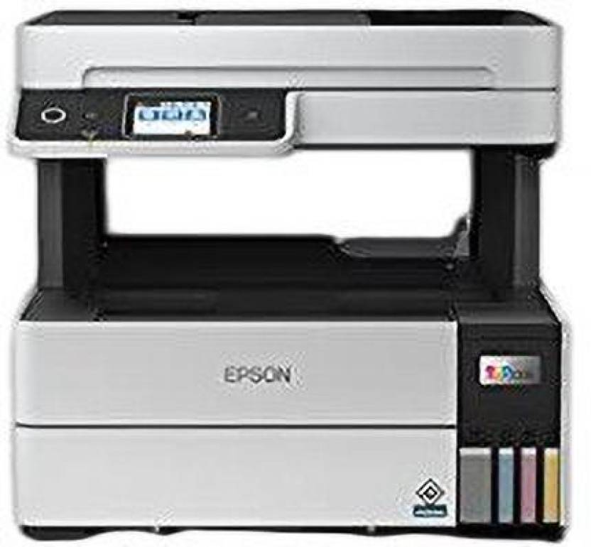 Epson L6460 Multi-function WiFi Color Inkjet Printer (Color Page Cost: 12 Paise | Black Page Cost: 24 Paise)  (White, Ink Tank, 4 Ink Bottles Included)