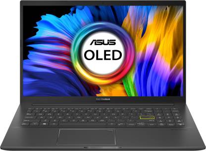 ASUS VivoBook K15 OLED (2022) Core i3 11th Gen 1115G4 - (8 GB/256 GB SSD/Windows 11 Home) K513EA-L302WS Thin and Light Laptop  (15.6 inch, Indie Black, 1.80 kg, With MS Office)