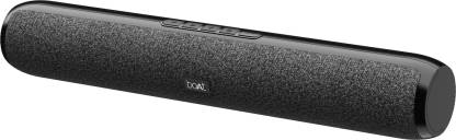 boAt Aavante Bar 590 with 25W RMS, Dual Passive Radiatior & 7 Hours Playback 25 W Bluetooth Soundbar  (Pebble Black, 2.0 Channel)