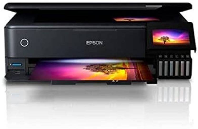 Epson L8180 Multi-function Color Inkjet Printer  (Black, Ink Bottle)