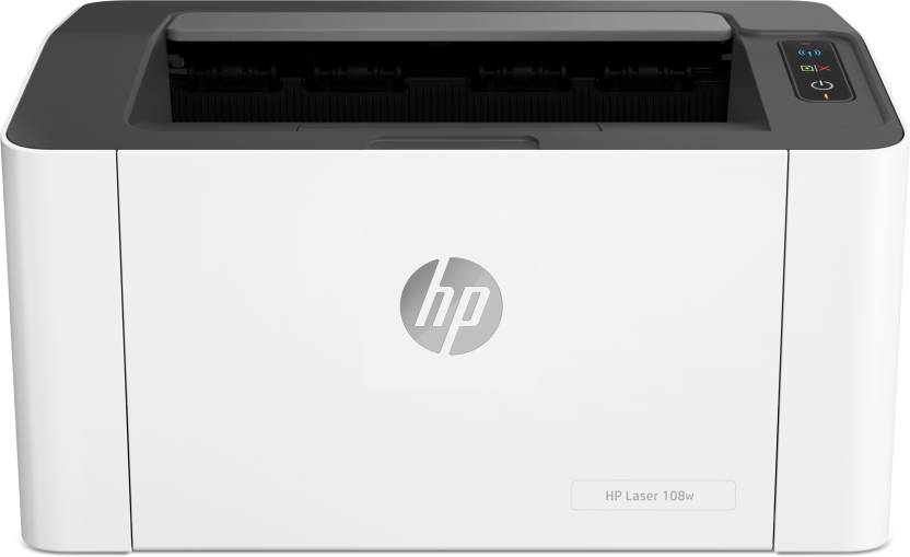 HP Laser 108 w Single Function WiFi Monochrome Laser Printer  (White, Grey, Toner Cartridge)