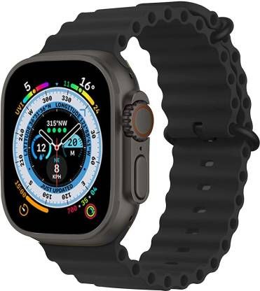 DABM GROUP T800 Ultra Watch Smartwatch  (Black Strap, Regualar)
