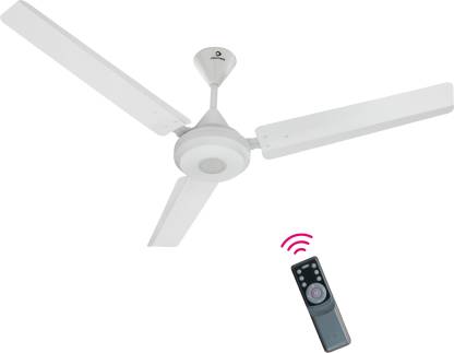 ottomate Genius Connect 5 Star 1200 mm BLDC Motor with Remote 3 Blade Ceiling Fan (White, Pack of 1)