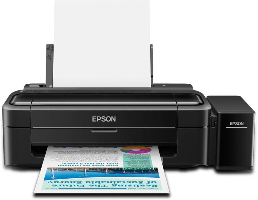 Epson L130 Single Function Inkjet Printer  (Black, Ink Tank, 4 Ink Bottles Included)