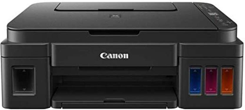 Canon Pixma G3010 Multi-function WiFi Color Inkjet Printer  (Black, Ink Tank, 4 Ink Bottles Included)