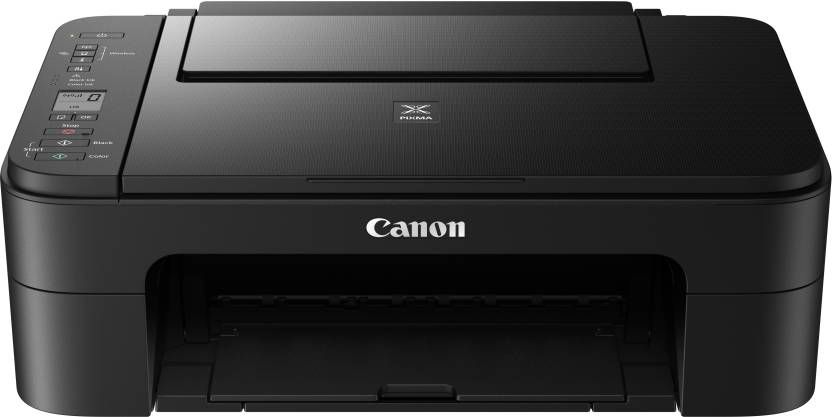 Canon PIXMA E3370 Multi-function WiFi Color Inkjet Printer (Borderless Printing)  (Black, Ink Cartridge)