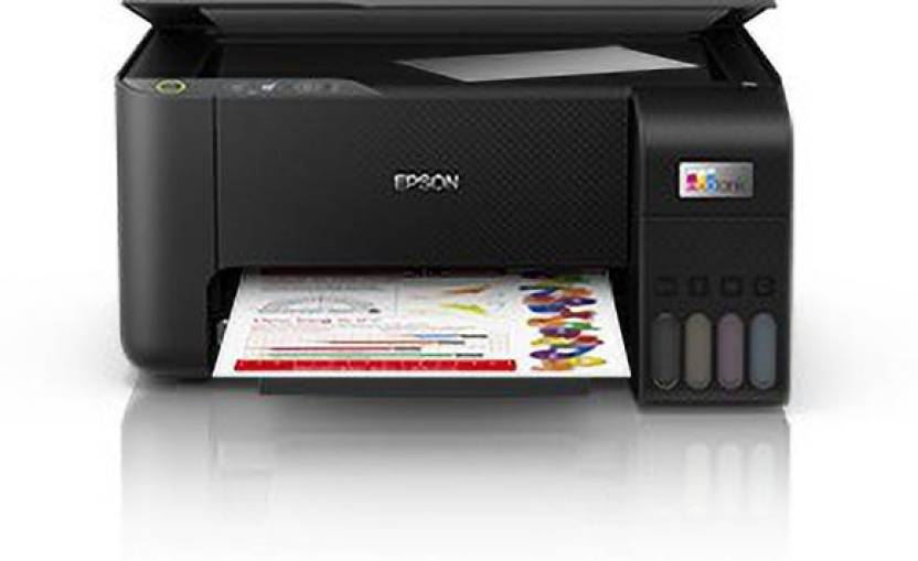 Epson L3200 Multi-function Color Inkjet Printer (Color Page Cost: 9 Paise | Black Page Cost: 24 Paise)  (Black, Ink Tank, 4 Ink Bottles Included)