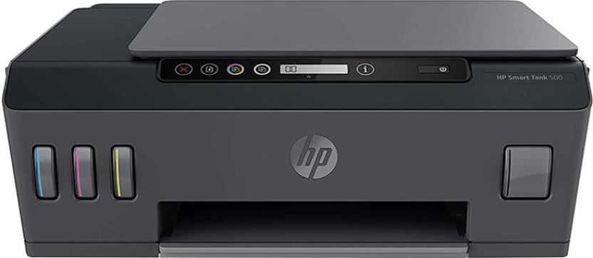 HP Smart Tank 500 Multi-function Color Inkjet Printer (Color Page Cost: 20 Paise | Black Page Cost: 10 Paise)  (Black, Ink Tank)