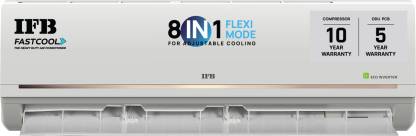 IFB FastCool Convertible 8-in-1 Cooling, 2023 Model 1.6 Ton 3 Star Split Inverter Smart Ready, 7 Stage Air Treatment AC - White  (CI1931G223G1, Copper Condenser)