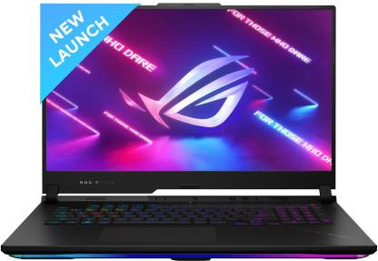 ASUS ROG Strix SCAR 17 (2023) with 90WHr Battery Ryzen 9 Octa Core 7945HX - (16 GB/1 TB SSD/Windows 11 Home/12 GB Graphics/NVIDIA GeForce RTX 4080/240 HZ/175 W) G733PZ-LL046WS Gaming Laptop  (17.3 Inch, Off Black, 3.00 Kg, With MS Office)