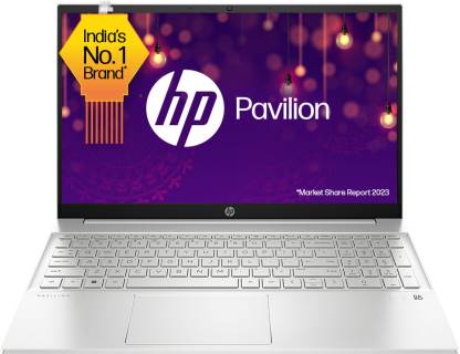 HP Pavilion (2023) Eyesafe Intel Core i5 12th Gen 1240P - (16 GB/512 GB SSD/Windows 11 Home) EG2036TU Thin and Light Laptop  (15.6 inch, Natural Silver, 1.75 kg, With MS Office)