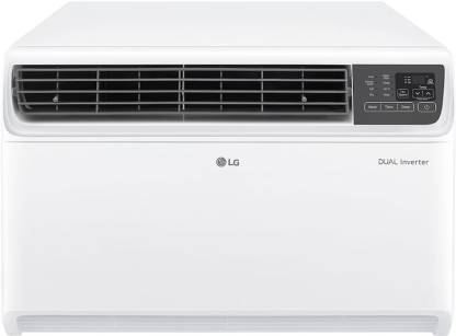 LG 1.5 Ton 5 Star Window Dual Inverter AC with Wi-fi Connect - White  (RW-Q18WWZA, Copper Condenser)
