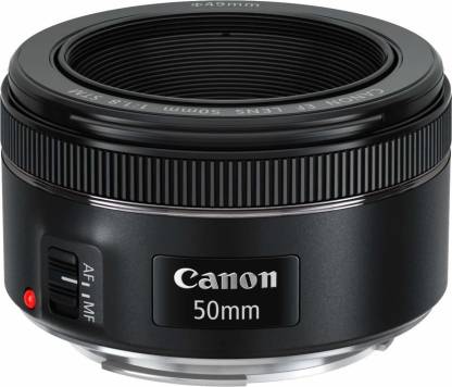 Canon EF 50 mm f/1.8 STM Standard Prime Lens  (Black, 50 mm)