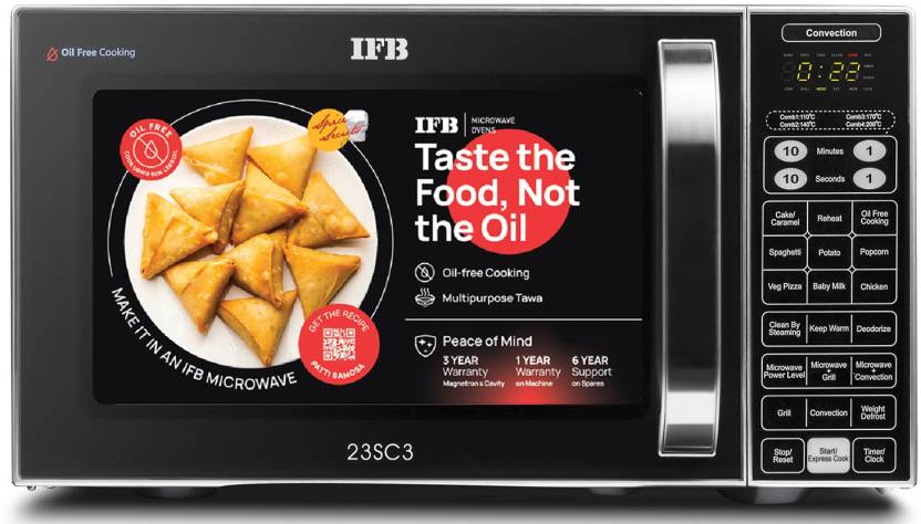 IFB 23 L Convection Microwave Oven  (23SC3, Silver)