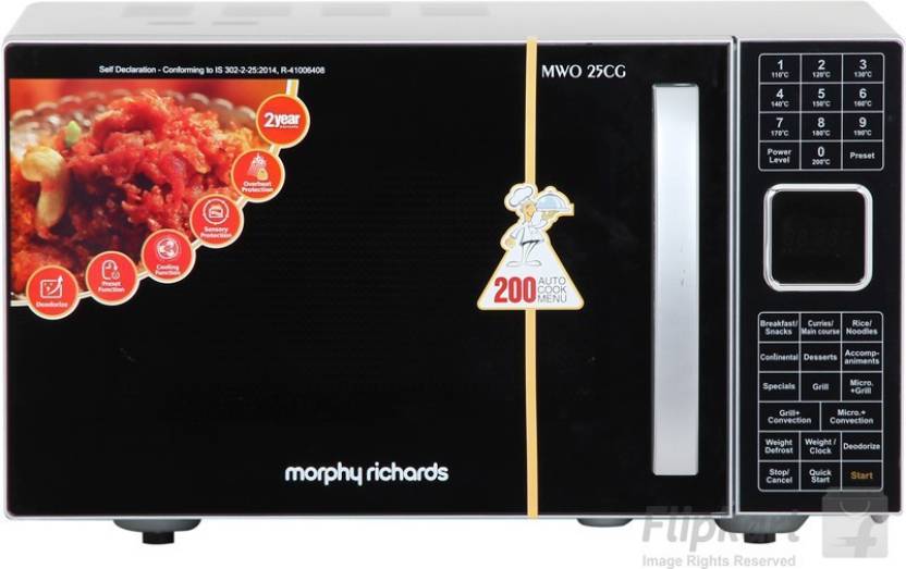 Morphy Richards 25 L Convection Microwave Oven  (MWO 25CG, Steel)