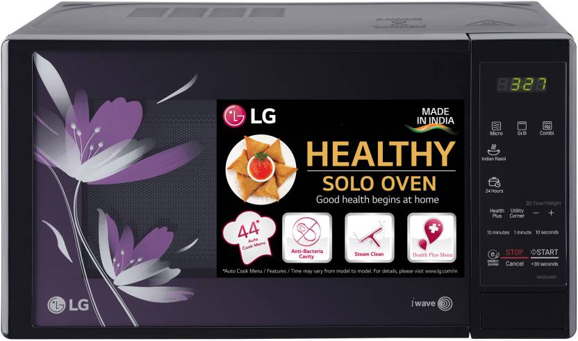 LG 20 L Solo Microwave Oven  (MS2043BP, Black)