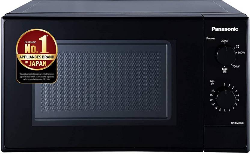 Panasonic 20 L Solo Microwave Oven  (NN-SM25JBFDG, Black)