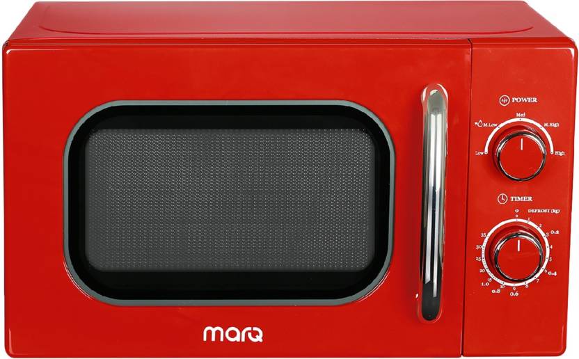 MarQ by Flipkart 20 L Retro Solo Microwave Oven  (20AMWSMQR, Red Retro)#JustHere