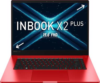 Infinix INBook X2 Plus Intel Core i3 11th Gen 1115G4 - (8 GB/256 GB SSD/Windows 11 Home) XL25 Thin and Light Laptop  (13.46 inch, Red, 1.58 Kg)#JustHere