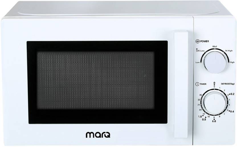 MarQ by Flipkart 20 L with 5 Power Levels Solo Microwave Oven  (20AMWSMQW, White)#JustHere