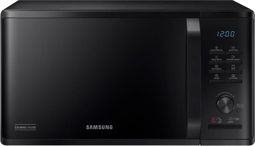 SAMSUNG 23 L Grill Microwave Oven  (MG23A3515AK, BLACK)
