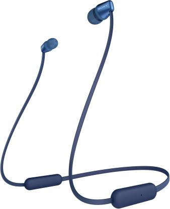 SONY WI-C310 Bluetooth Headset  (Blue, In the Ear)