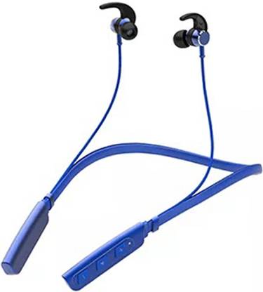 ZTNY New 2023 DHAMAAKA BASS 235 +Pro Neckband Wireless With Mic Headphones/Earphones Bluetooth Headset  (Blue, On the Ear)