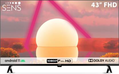 SENS 109 cm (43 inch) Full HD LED Smart Android TV with Dolby Audio & Google Assistant (SENS43WASFHD) SENS 109 cm (43 inch) Full HD LED Smart Android TV with Dolby Audio & Google Assistant (SENS43WASFHD)