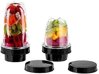 jade-x plastic bullet mixer grinder jar transparent Mixer Juicer Jar  (350 ml)