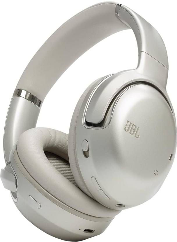 JBL Tour One M2, Adaptive ANC, Smart Ambient, Up to 50Hr, Pro Sound, JBL App, 4-Mic, Bluetooth Headset  (Champagne, On the Ear)