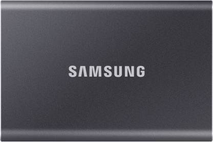 SAMSUNG T7 / 1050 Mbs / PC,Mac,Android / Portable,Type C Enabled / 3Y Warranty / USB 3.2 1 TB External Solid State Drive (SSD)  (Grey)