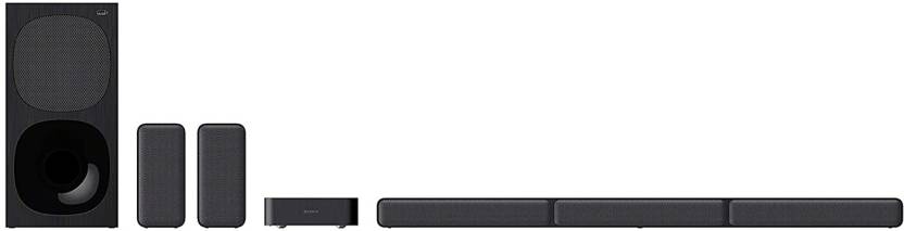 SONY HT-S40R 5.1ch Dolby Audio Home Theatre with Subwoofer & Wireless Rear Speakers 600 W Bluetooth Soundbar  (Black, 5.1 Channel)