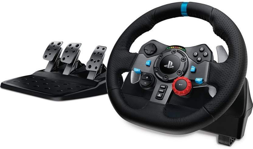 Logitech G29 Driving Force Racing Wheel,Floor Pedals Motion Controller  (Black, For PS3, PS4, PS5)