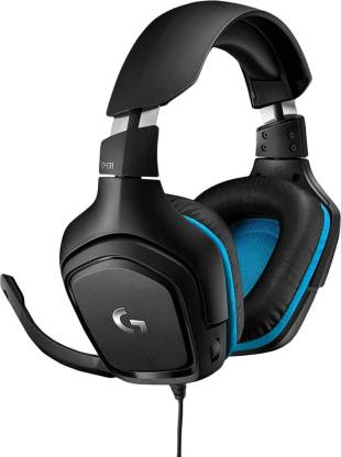 Logitech G431 7.1 Surround Sound Wired Gaming Headset  (Black, On the Ear)