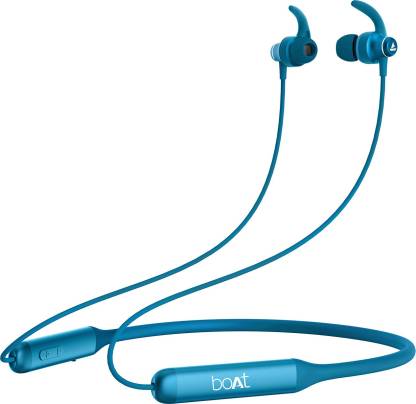 boAt Rockerz 335 Bluetooth Headset  (Ocean Blue, In the Ear)