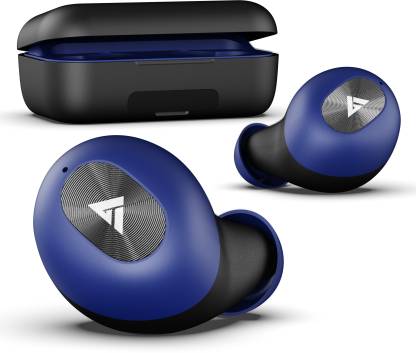 Boult Audio PowerBuds with Inbuilt Powerbank, 120H Battery, Lowest Latency, IPX7 Waterproof Bluetooth Headset  (Blue, True Wireless)