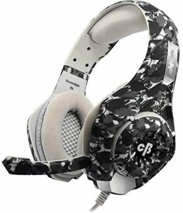 Cosmic Byte GS410 Camo Black Wired Headset  (Multicolor, On the Ear)