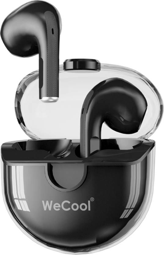 WeCool Moonwalk M3 True Wireless Bluetooth Earbuds with 30 Hrs Playtime and 13mm driver Bluetooth Headset  (Black, True Wireless)