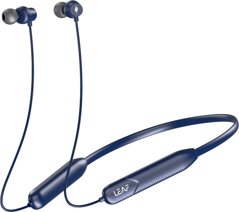 Leaf Move X142 Bluetooth Headset  (Midnight Blue, In the Ear)