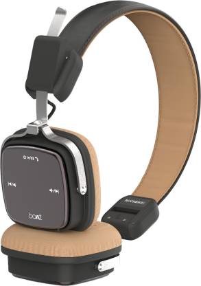 boAt Rockerz 600 HD Sound Bluetooth Headset  (Brown, On the Ear)