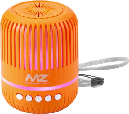 MZ M4 (PORTABLE BLUETOOTH SPEAKER) Dynamic Thunder Sound with RGB Light 5 W Bluetooth Speaker  (Orange, Stereo Channel)