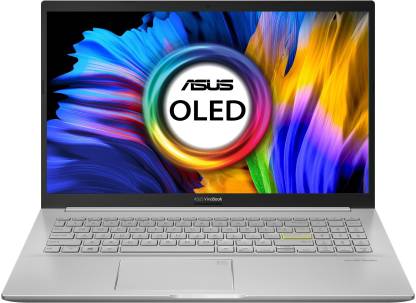 ASUS VivoBook K15 OLED (2022) Intel Core i5 11th Gen 1135G7 - (16 GB/1 TB HDD/256 GB SSD/Windows 10 Home) K513EA-L523TS Thin and Light Laptop  (15.6 inch, Transparent Silver, 1.80 Kg, With MS Office)