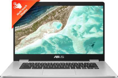 ASUS Chromebook Touch Intel Intel Celeron Dual Core N3350 - (4 GB/64 GB EMMC Storage/Chrome OS) C523NA-A20303 Chromebook  (15.6 inch, Silver, 1.69 Kg)