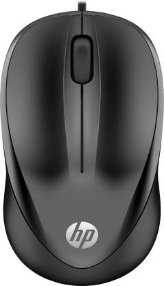 HP 1000 Wired Optical Mouse  (USB 3.0, USB 2.0, Black)