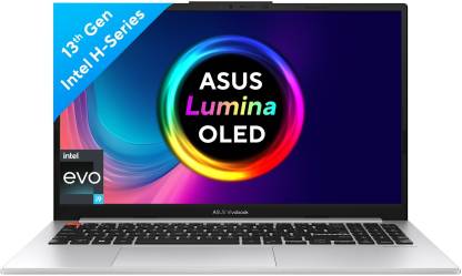 ASUS Vivobook S 15 OLED (2023) Intel EVO H-Series Intel Core i9 13th Gen 13900H - (16 GB/1 TB SSD/Windows 11 Home) S5504VA-MA953WS Thin and Light Laptop  (15.6 Inch, Cool Silver, 1.70 Kg, With MS Office)