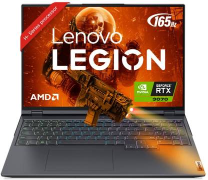 Lenovo Legion 5 Pro AMD AMD Ryzen 7 Octa Core 6800H - (32 GB/1 TB SSD/Windows 11 Home/8 GB Graphics/NVIDIA GeForce RTX 3070) 16ARH7H Gaming Laptop  (16 Inch, Storm Grey, 2.49 Kg, With MS Office)